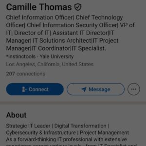 linkedin account available taly location 1700+ connections 10+ years old