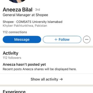 linkedin account available pakistan location 100+ connections joining date 2024 login with email