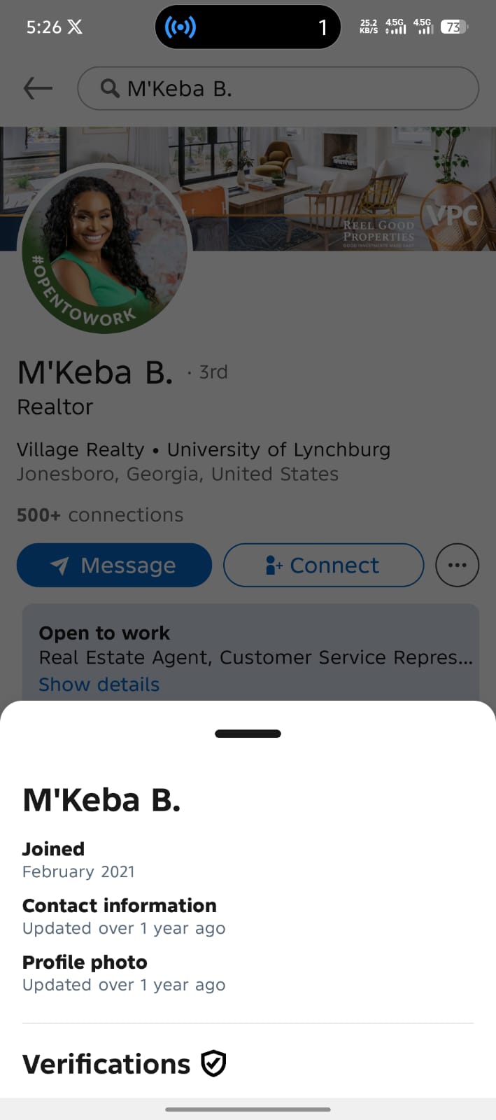 linkedin account available usa location hotmail login 📧 900+ conections joining date 8 years old login with email