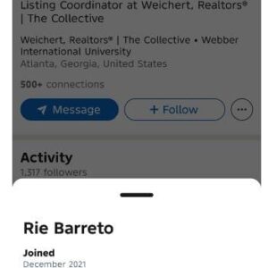 linkedin account available badge verified ✅ usa 🇺🇸 location 1300+ connections joining date januaray 2020 hotmail login