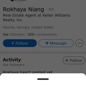 linkedin account available badge verified ✅ usa 🇺🇸 location 1300+ connections joining date januaray 2020 hotmail login